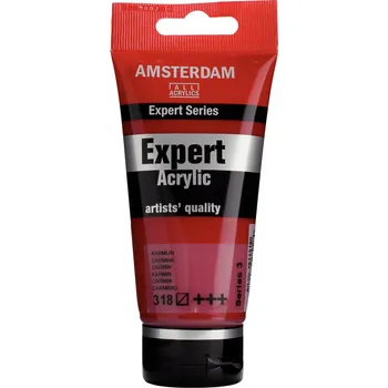 Vodová barva Akrylová barva Amsterdam Expert - 318 Carmine Objem: 75 ml