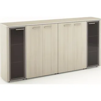 Šatní skříň Sestava skříní TopOffice 3, akát světlý