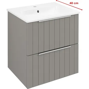 Koupelnový nábytek CIRASA umyvadlová skříňka 48x54x39cm, agila strip