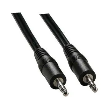 Audio kabel Audio kabel Jack (3.5mm) samec - Jack (3.5mm) samec, 5m, černá