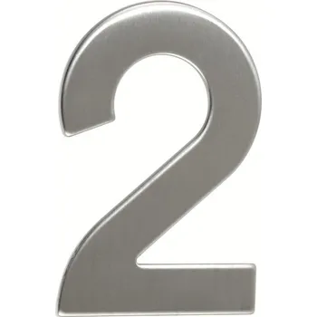 Domovní číslo Domovní číslo 2", RN.95L, nerez"