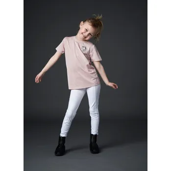 Jezdecké kalhoty Equipage Legíny jezdecké Molly Equipage, s gripem, dětské, bílé 152