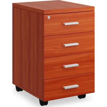 Zásuvkový kontejner Kontejner SimpleOffice 40 x 48 cm - 4 zásuvky, třešeň