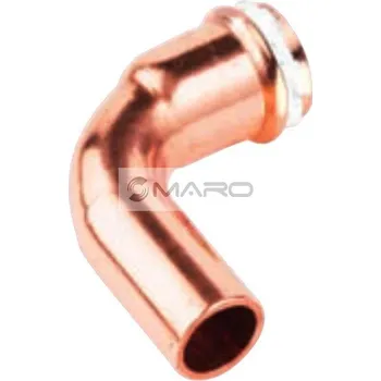 Instalatérský materiál KAN-therm Koleno lisovací Cu Solar 90° I/A 22 mm, 2260326002