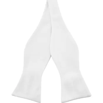 Bílý vázací motýlek Basic - Trendhim