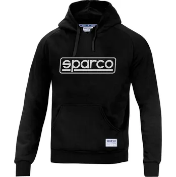 Pánská mikina Sparco Mikina Hoodie Frame Černá Pánské XXL