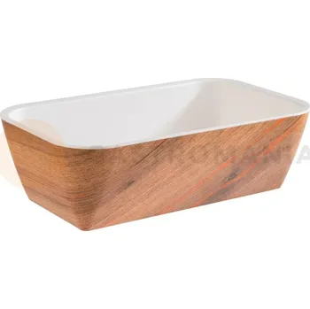 Servírovací stolek Bufetová miska z melaminu GN 1/4, 1,8 l | APS, Crazy Wood