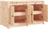 Kuchyňská skříňka Venkovní kuchyňská skříňka 4 dveře z masivního borového dřeva 106 x 55 x 64 cm