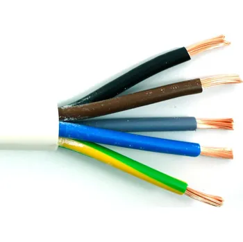 elektrický kabel Kabel H05VV-F 5G4B (CYSY 5Cx4)