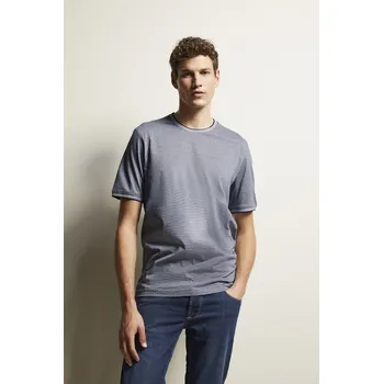 Pánské tričko Bugatti pánské triko 8350 55106A 370 Modrá XXL