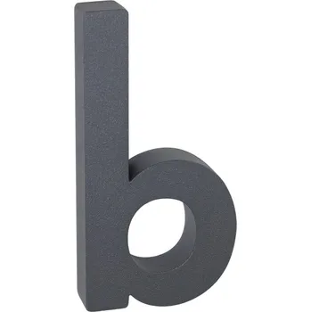 Domovní číslo Domovní číslo B", RN.100LV, strukturované, antracit"