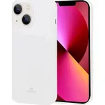 Goospery lesklý kryt z měkkého plastu pro iPhone 14 - bílý