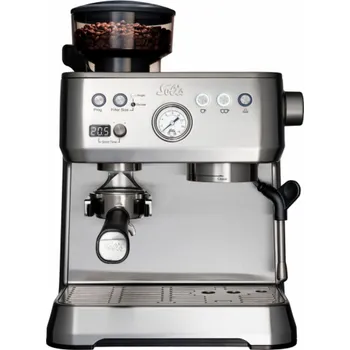 Kávovar Pákový tlakový kávovar Solis Grind & Infuse Perfetta 1640 W stříbrný/šedý