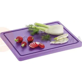 Granitový dřez Deska ke krájení 325x265x25 mm, fialová | BARTSCHER, PRO 32x26 LI-R