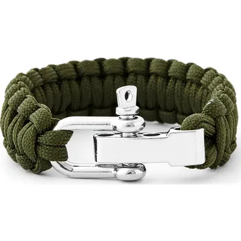 Náramek Zelený nastavitelný Paracord náramek - Tailor Toki
