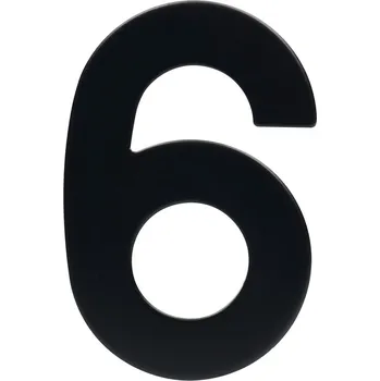 Domovní číslo Domovní číslo 6", RN.95L, černá"