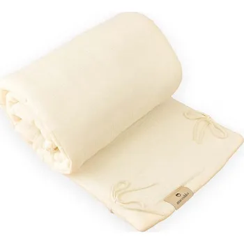 Příslušenství pro dětskou postel a kolébku Maceshka Mušelínový mantinel Nature, ecru