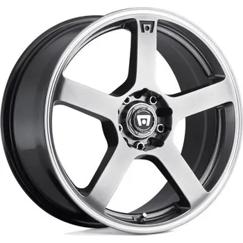 Alu kolo Motegi MR116 FS5 disk 15x6.5 5X100/5X114.3 72.56 ET40, Dark silver