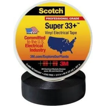 Izolační páska Lepící páska 3M SCOTCH 33+ 19mm x 6,1m černá