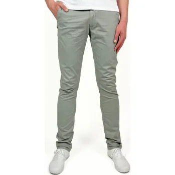 Pánské kalhoty Ed Baxter Pánské šedé chinos Ed Baxter, prodloužené Obvod pasu: 36, Délka: 36