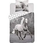 DETEXPOL Povlečení Kůň Love Bavlna, 140/200, 70/80 cm