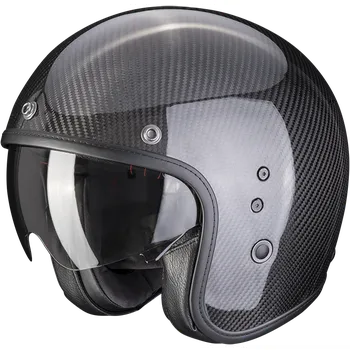 Helma na motorku Scorpion belfast evo carbon černá lesklá 2xl