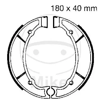 Brzda pro motocykl STANDARDNÍ BRZDOVÉ ČELISTI YAMAHA XV 750 Virago 1992-1994