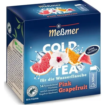 MESSMER LEDOVÝ OVOCNÝ ČAJ COLD TEA RŮŽOVÝ GRAPEFRUIT 38,5g NĚMECKO!