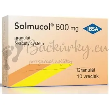 Lék Solmucol 600 mg 10 sáčků s granulátem pro přípravu nápoje