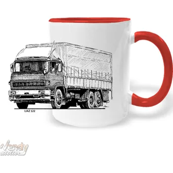 Hrnek - Liaz 122 Barva: Červená