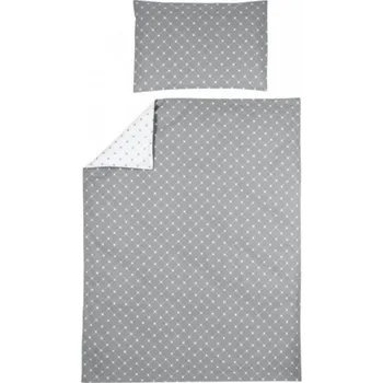 Povlečení Meyco povlečení 100x135 cm, 40x60 cm Louis grey