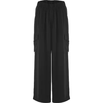 Dámské kalhoty ČERNÉ KAPSÁČE DÁMSKÉ s.Oliver