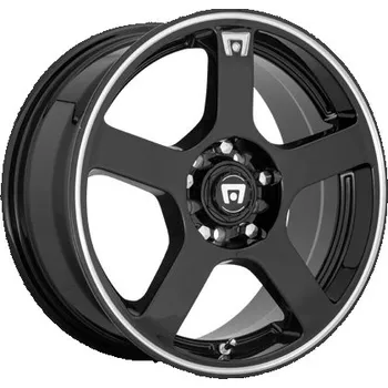 Alu kolo Motegi MR116 FS5 disk 17x7 5X105/5X114.3 72.56 ET40, Lesklá černá