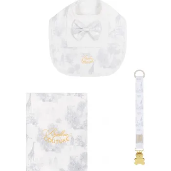 Bjällra of Sweden Dárkový set Vintage Boy (bryndák, deka, klip)