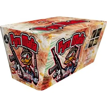 Zábavní pyrotechnika Kompaktní ohňostroj Pyro mafia 32ran,30mm