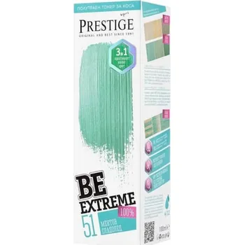 Barva na vlasy Prestige Be Extreme Semi-permanentní barva na vlasy 51 mátová 100 ml