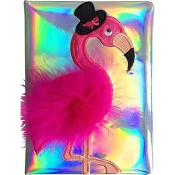 Set školních potřeb Notatnik metaliczny flaming A5 60 ozdobnych kartek STN 2641