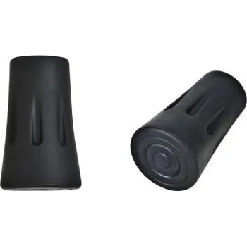 Trekingová hůl Krytka na trekové hole Vipole Trekking Rubber Round Tip - Černá