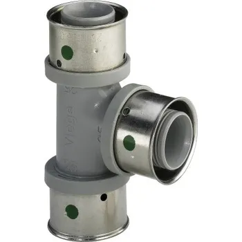 Vodovodní potrubí Viega PEXFIT PRO 4718 T-kus 20mm, lisovací voda, PPSU