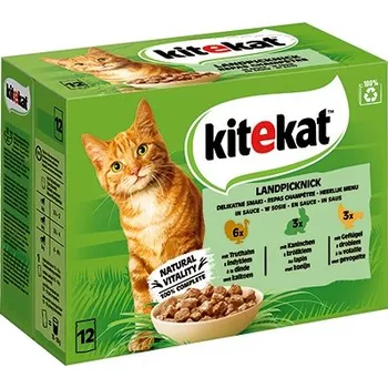 Pro kočku KITEKAT KAPSIČKY/KRMIVO PRO KOČKY LANDPICKNICK V OMÁČCE 1020g NĚMECKO!