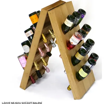 Stojan na víno Pupitr na 30 lahví