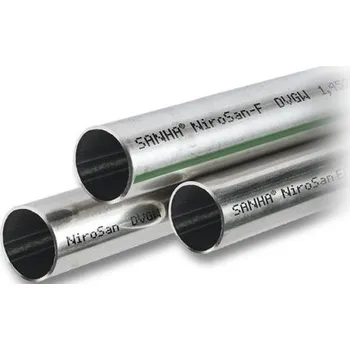 rozdělovač topení Sanha NIROSAN 9000 systémová trubka 22x1,2mm, v tyčích 6m, lisovací, voda, nerez ocel