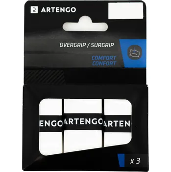 KUIKMA Tenisová omotávka Comfort 3 ks BÍLÁ