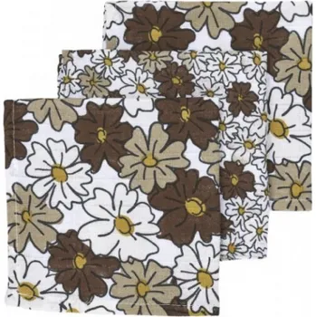 Meyco 3-balení žínky Vintage flower taupe