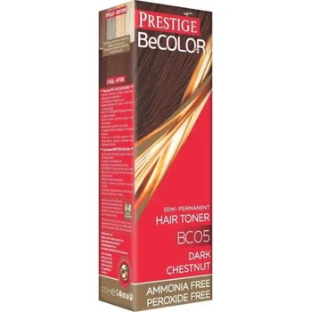 Barva na vlasy Prestige Be Color Semi-permanentní barva na vlasy BC05 tmavý kaštan 100 ml