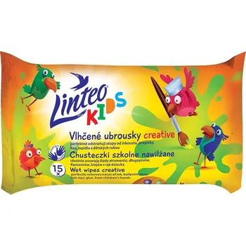 Dětský vlhčený ubrousek Dětské vlhčené ubrousky Linteo Baby Kids 15 ks