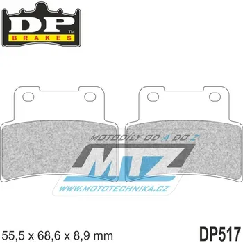 Brzdová destička Destičky brzdové DP517-SDP DP Brakes - směs SDP Sport HH+ DP517-SDP