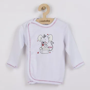 Kojenecká košilka New Baby Mouse bílá 68 (4-6m)