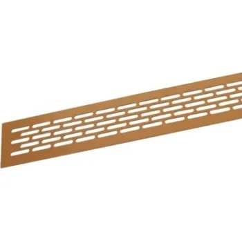 Nábytkové kování mřížka větrací 484x60mm Al/zlatá mat