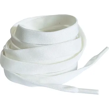 Tkaničky do bot Ploché tkaničky do bot, jeden pár - Bílé, 120 cm